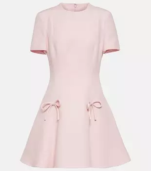 Мини-платье Crpe Couture VALENTINO, розовый