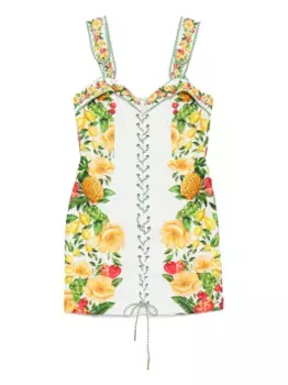 Мини-платье «Цветы пикника» FARM Rio, белый