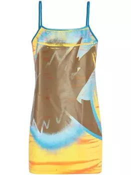 Мини-платье D-Hoppyn-Q1 Diesel, синий