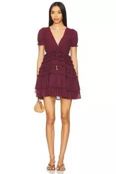 Мини-платье Darcy от Free People, maroon