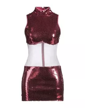 Мини-платье David Koma, пурпурный