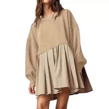 Мини-платье Day By Day в цвете Taupe By Together, серо-коричневый