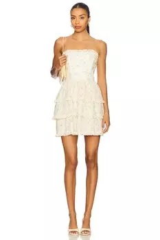 Мини-платье Demi от Majorelle, baby yellow