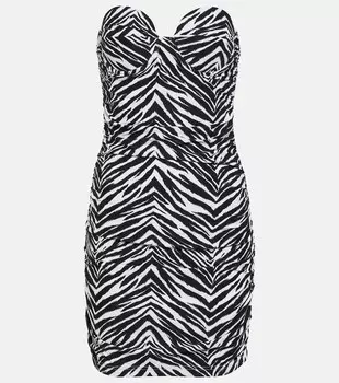 Мини-платье Diana без бретелек REINA OLGA, разноцветный