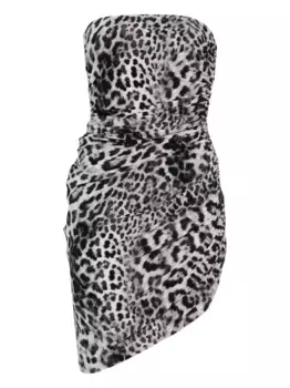 Мини-платье Дианы Norma Kamali, черный