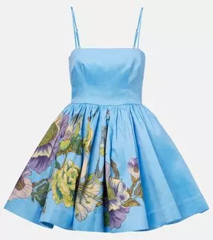 Мини-платье Donata с цветочным принтом Almais, Sky