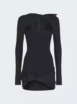 Мини-платье Донни The Attico, черный