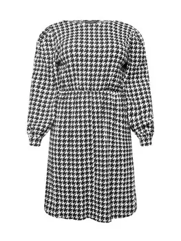 Мини платье Dorothy Perkins Curve Dress, черный/белый