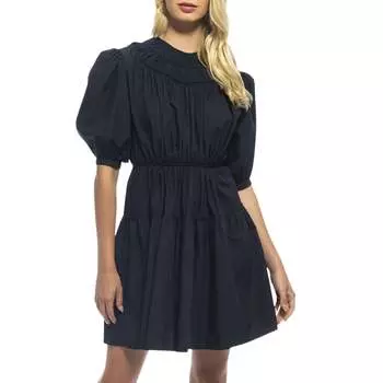 Мини-платье Drea темно-синего цвета Shoshanna