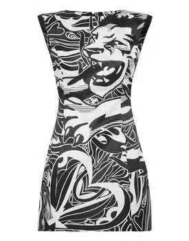 Мини-платье «Дюшес» PHILIPP PLEIN, черный
