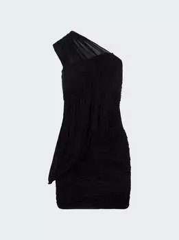 Мини-платье Edfu на одно плечо Rick Owens, черный