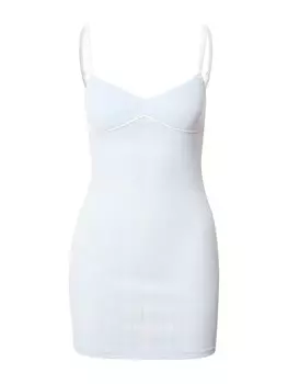 Мини платье Edikted Dress Pointelle, светло-синий