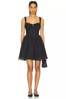 Мини-платье Esra Bardot, black