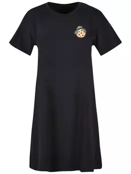 Мини платье F4NT4STIC Dress Sesamstrae Chocolate Cookie, черный
