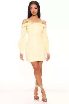 Мини платье Fashion Nova 32062SK, желтый
