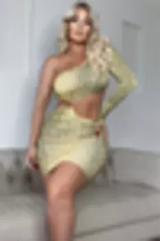 Мини платье Fashion Nova 8618D, желтый