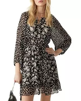 Мини-платье Fiona с поясом ba&sh