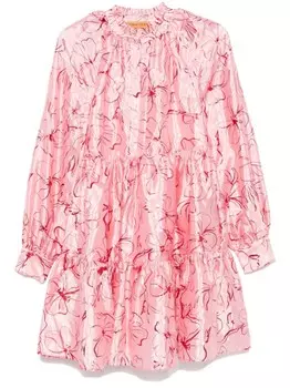 Мини-платье Foil Foliage Stine Goya, розовый
