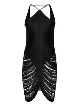 Мини-платье Fragnes Philipp Plein, черный
