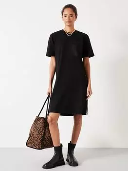 Мини-платье-футболка Abbie HUSH, черный