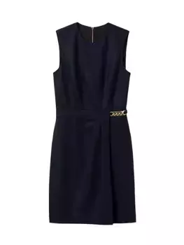 Мини-платье-футляр Riopele-цепочка Judith & Charles, темно-синий