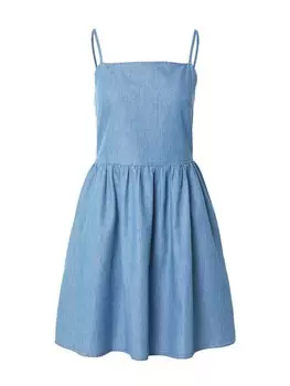 Мини платье GAP Dress, синий деним