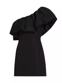 Мини-платье Garcelle на одно плечо Sachin & Babi, черный