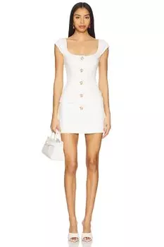 Мини-платье Genevieve Majorelle, white