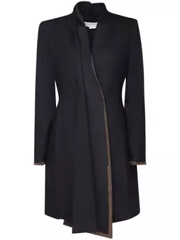 Мини-платье Genny, украшенное стразами, черный