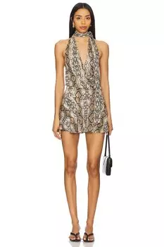Мини-платье Hanako Superdown, snake