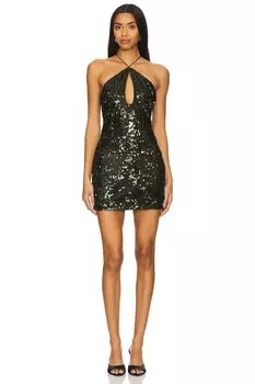 Мини-Платье химена Nbd, зеленый