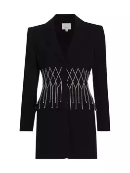 Мини-платье Holiday Naydeen с блейзером Cinq Sept, черный