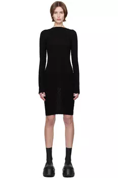 Мини-платье Hollywood Rick Owens, черный