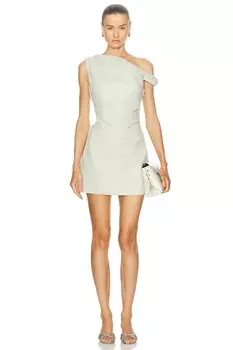 Мини-платье Iris с твистом Sir., цвет Light Sage