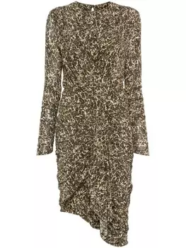 Мини-платье ISABEL MARANT Zorah, серый