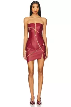 Мини-Платье «исцеление разбитого сердца» Di Petsa, красный