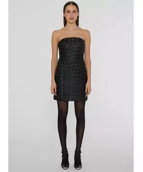 Мини платье it из плетеного синтетического материала. Rotate, мультиколор