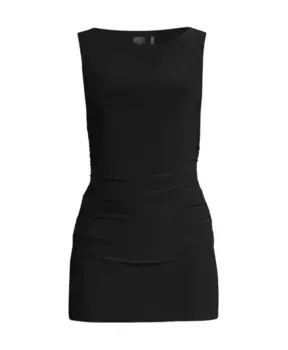 Мини-Платье It с круглым вырезом Norma Kamali, черный