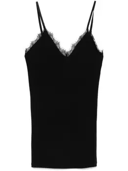 Мини-платье из цветочного кружева Alchemy x Lia Aram, черный