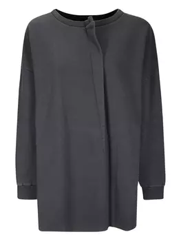Мини-платье из хлопка MM6 Maison Margiela, черный