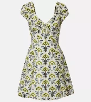 Мини-платье из хлопкового поплина Mati Moriche Agua by Agua Bendita, Moriche