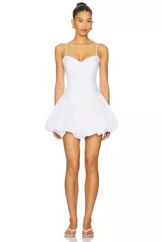 Мини-платье из поплина Lissett Bardot, orchid white