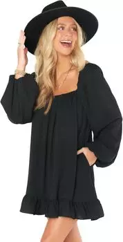 Мини-платье из шиповника Show Me Your Mumu, черный