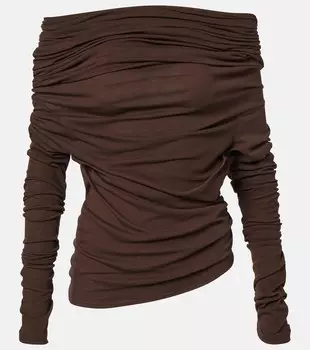 Мини-Платье из смесового хлопка Entire Studios, коричневый