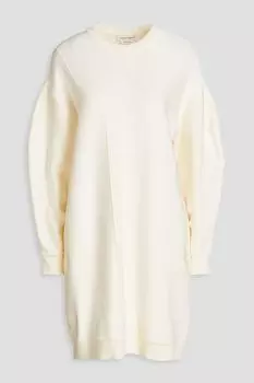 Мини-платье из смесовой шерсти ALEXANDER MCQUEEN, слоновая кость