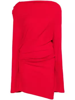 Мини-платье Jacquemus с драпировкой, красный