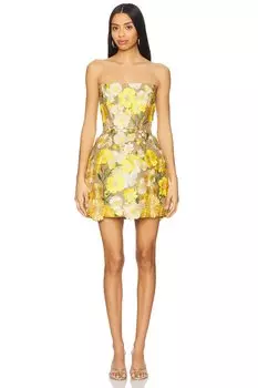 Мини-платье Jasmine maraya от Bronx And Banco, yellow