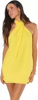 Мини-платье Jasmine с бретелькой на бретельках Show Me Your Mumu, цвет Bright Yellow