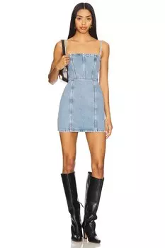 Мини-платье Judy Icon Denim, sky