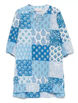 Мини-платье Jumeira MC2 Saint Barth Kids, синий